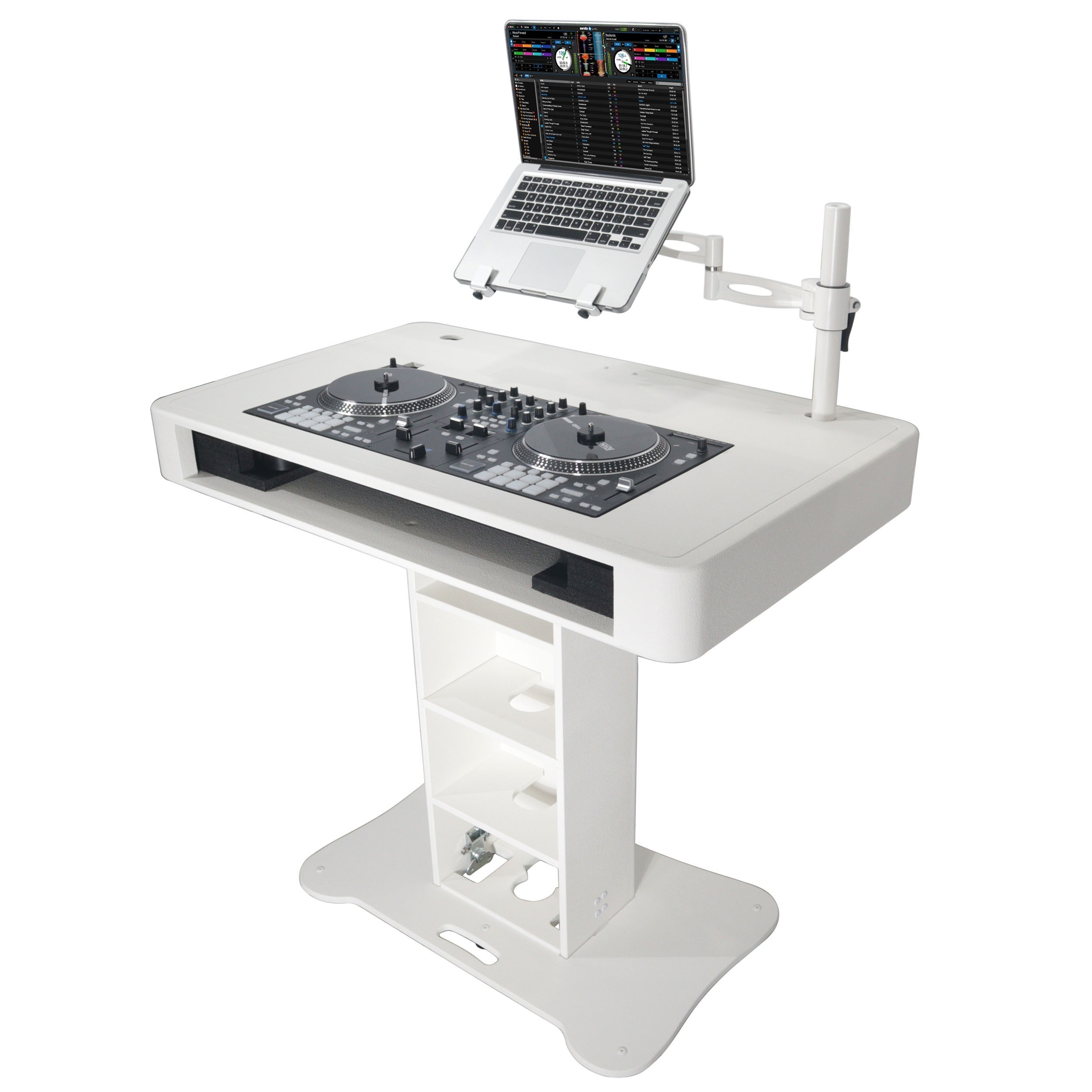 DJ Control Tower DJ Podium with Travel Cases for Pioneer DDJREV7 XDJ