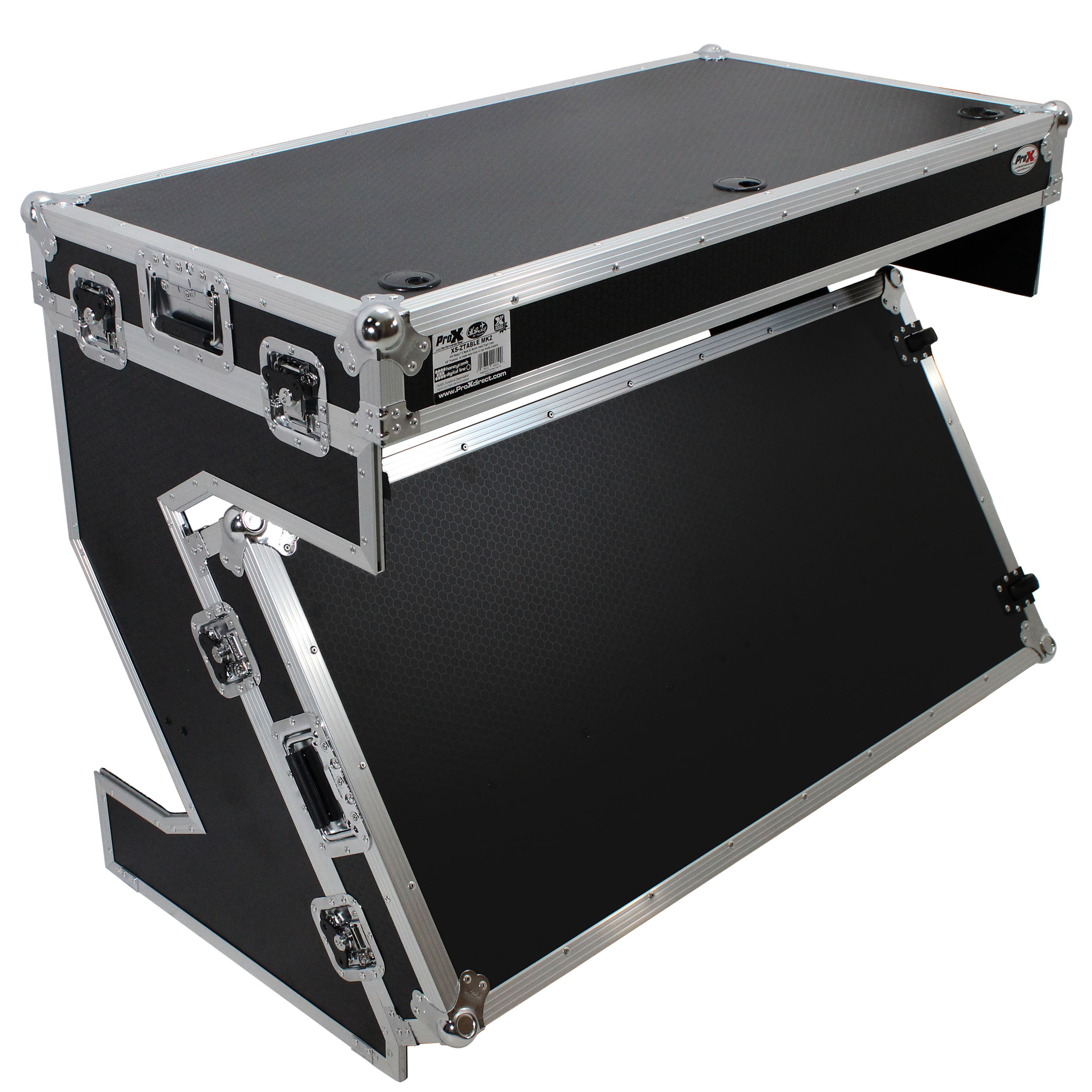 Dj Z Table Workstation Flight Case Table Portable W Handles And