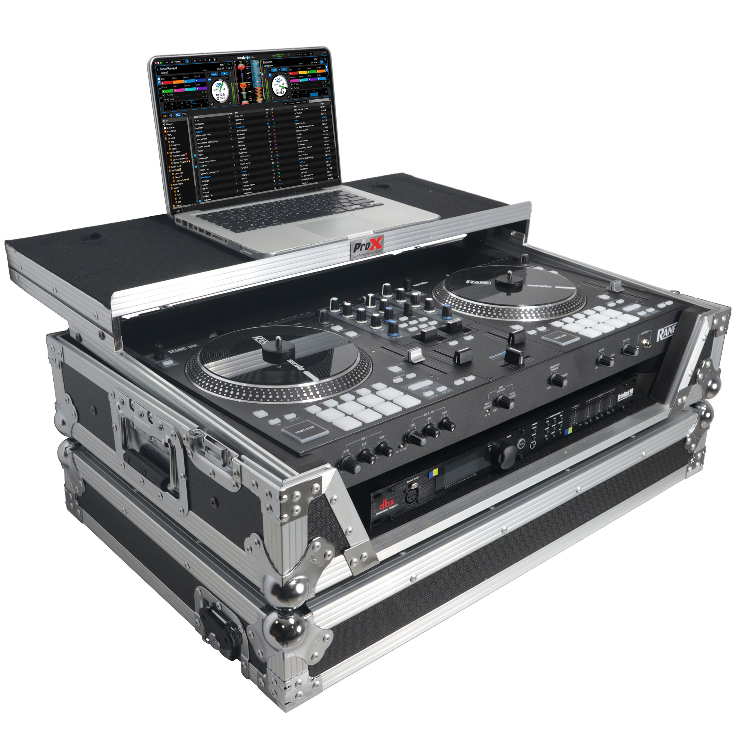 Flight Case For RANE ONE DJ Controller with Sliding Laptop Shelf 1U
