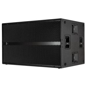 Left view of the RCF SUB 9007-AS 2 x 21"