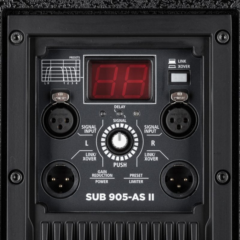 Connections of the RCF SUB 905-AS II 15”