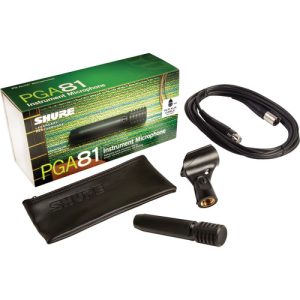 Set of the Shure PGA81-XLR Cardioid Condenser