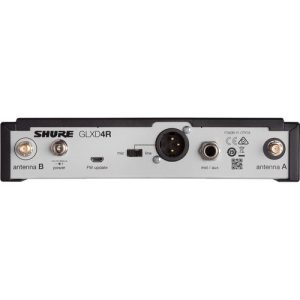 Back view of the Shure GLXD4R-Z2 Wireless Diversity