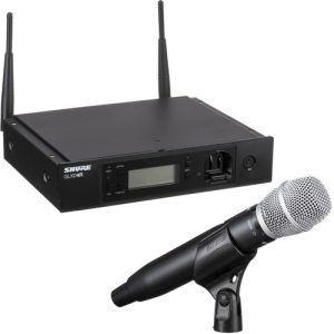 Front view Shure GLXD24R/SM86-Z2 Wireless Handheld