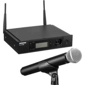 Front view Shure GLXD24R/SM58-Z2 Wireless Handheld