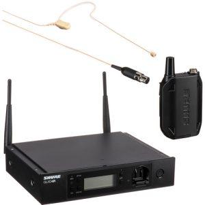 Front view of the Shure GLXD14R/MX53-Z2 Wireless Headset