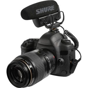 Front view of Shure VP83 Shotgun Condenser