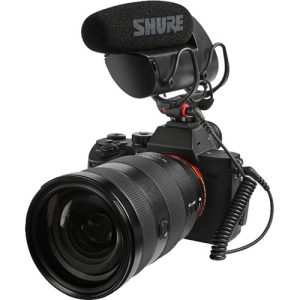 Front view of Shure VP83F Shotgun Condenser