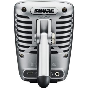 Back view of Shure MV51-DIG Premium Home