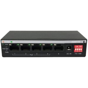 BZB Gear 5-Port 10/100/1000 Mbps Gigabit POE Ethernet switch