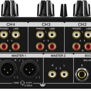 Connections of the Pioneer DJ DJM-750MK2 4-Channel