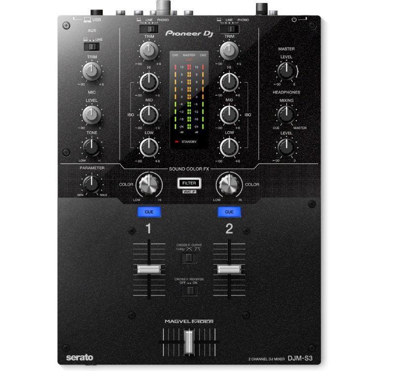 Main view Pioneer DJ DJM-S3 2-Channel Mixer
