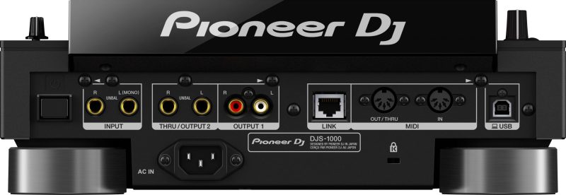 Connections of the Pioneer DJ DJS-1000