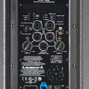 Connections of the QSC KW152 1000 Watt 15 Inch