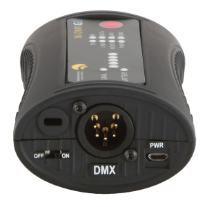 Connections of the W-DMX Micro R-512 G5 Wireless