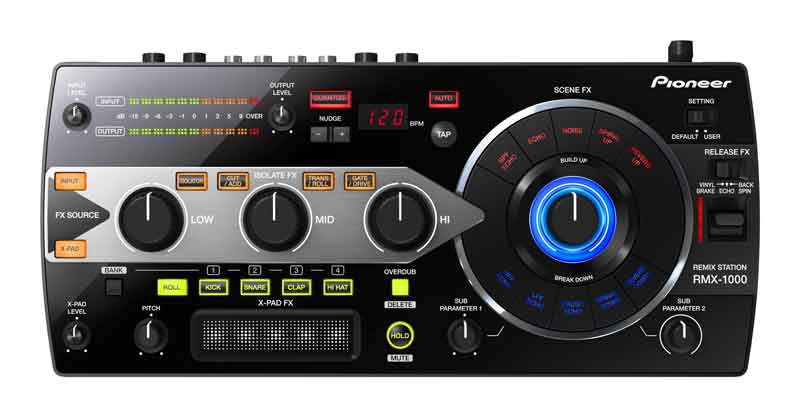 Front view Pioneer RMX-1000 Remix Station
