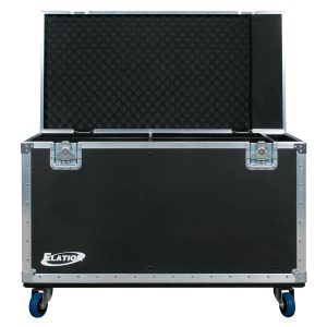 Opened Elation PALADIN 4-PACK ROAD CASE