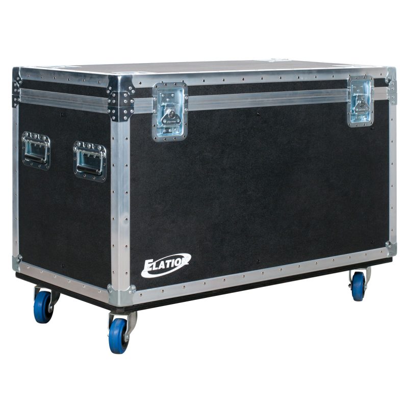 Front view Elation PALADIN 4-PACK ROAD CASE