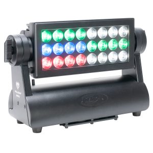 Different colors of Elation Paladin Brick strobe