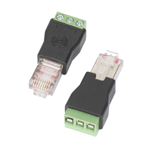 Top view of the Obsidian NETRON RJ-T adapter