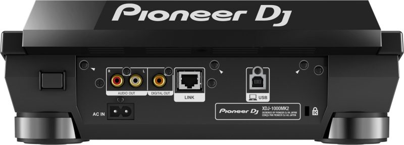 Connections of the Pioneer DJ XDJ-1000MK2