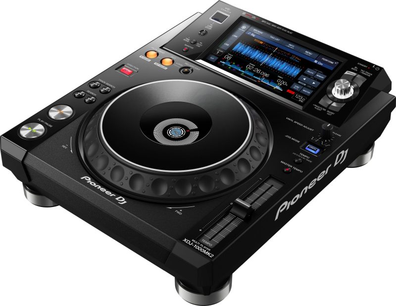 Front view of the Pioneer DJ XDJ-1000MK2