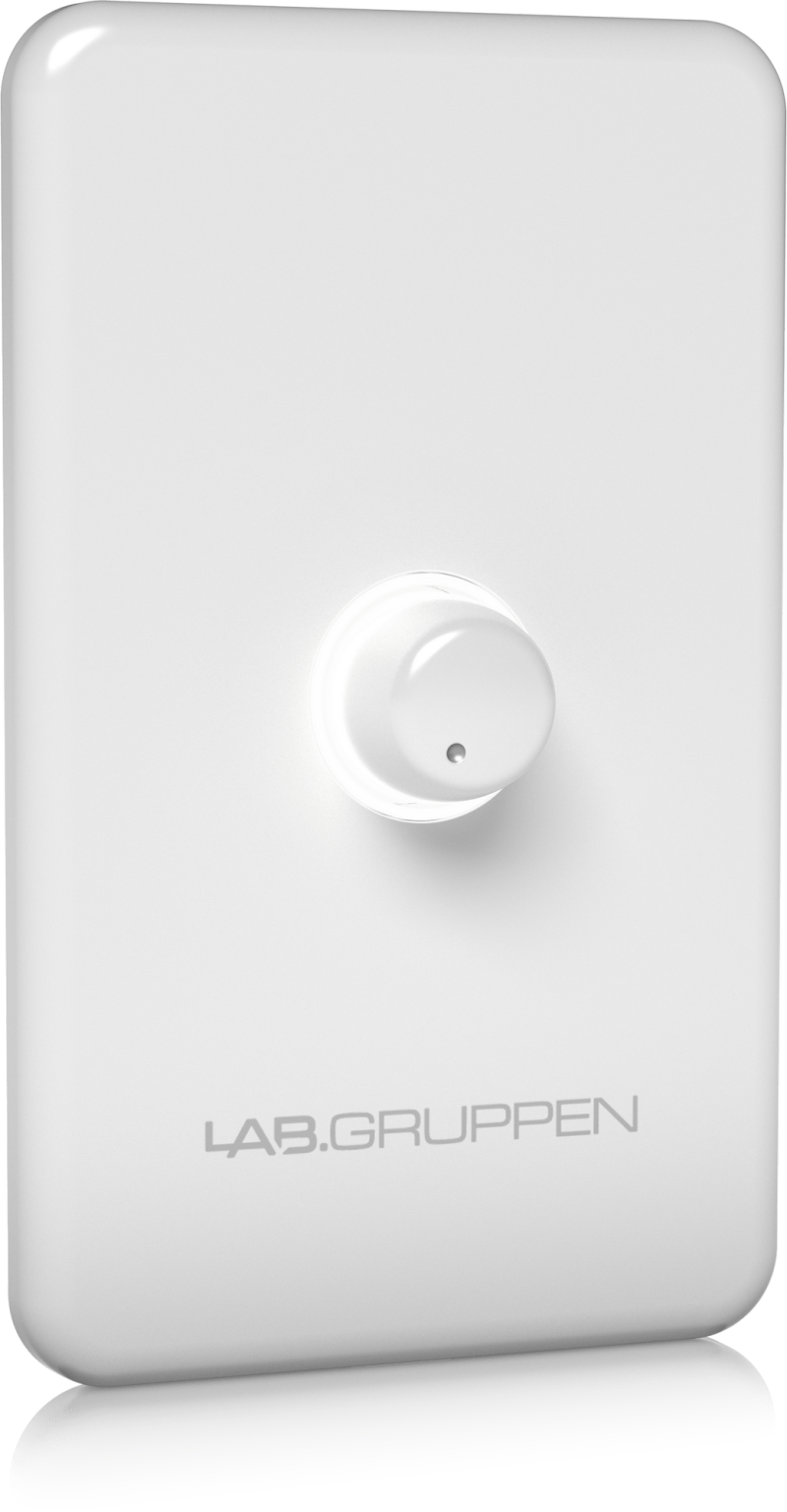 Side view of Lab Gruppen Wall Mount White