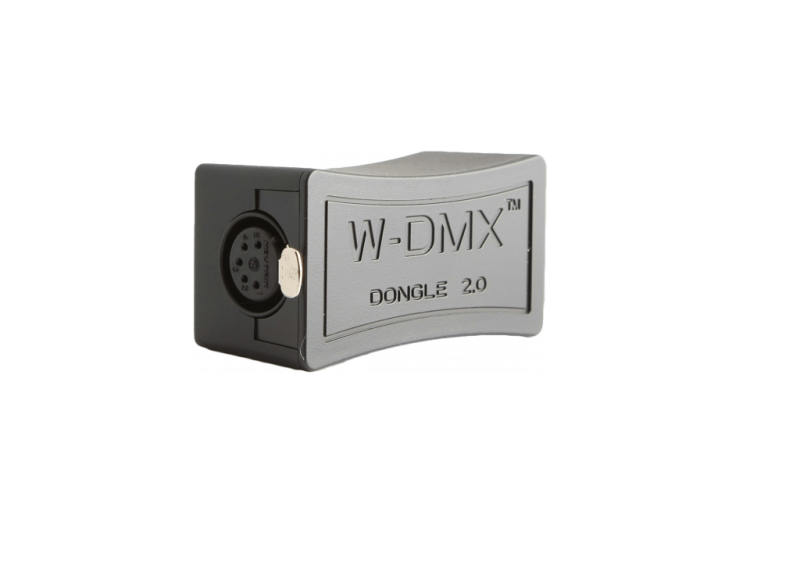 Side view of W-DMX Dongle Configurator