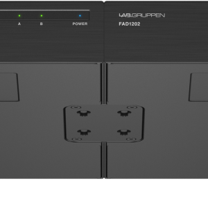 Back view Lab Gruppen 2x120W Commercial