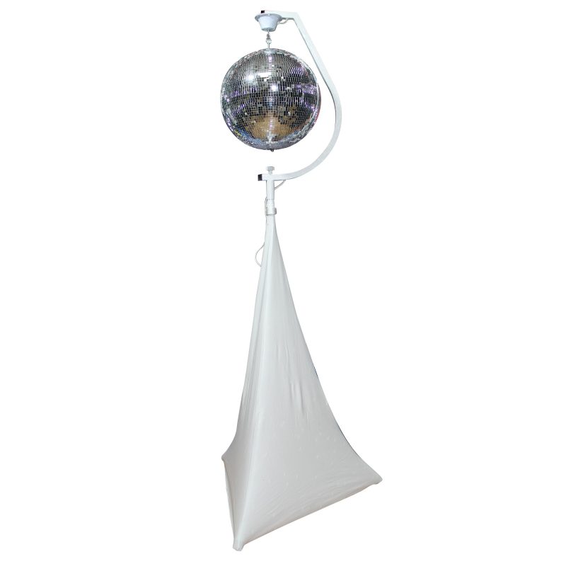 Front view ProX MB16STAND Mirror Ball