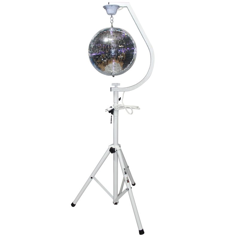 Side view of ProX MB16STAND Mirror Ball