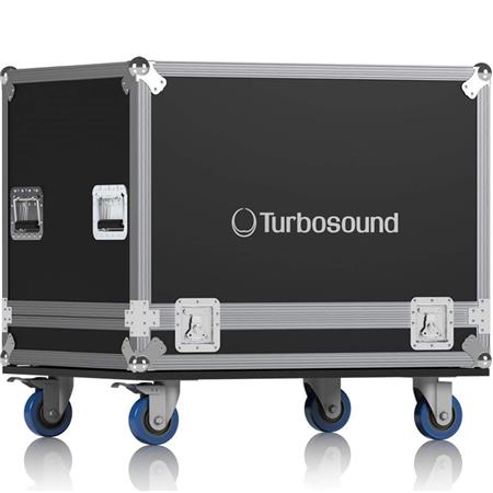Left view of the Turbosound TBV118L-RC1 Road Case
