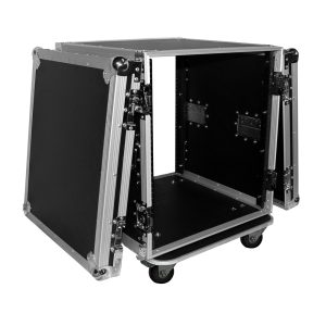 12U Space Amp Rack Mount ATA Flight Case 19 Inch Depth W-Casters - Image 5