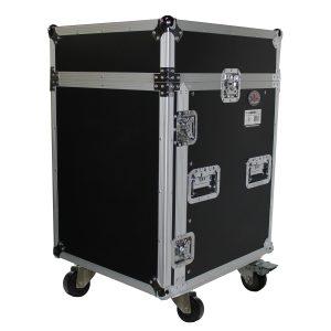 14U Rack x 10U Top Mixer DJ Combo Flight Case - Image 4