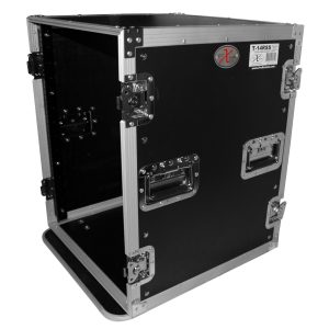 14U Space Amp Rack Mount ATA Flight Case 19 In Depth W-Casters - Image 4
