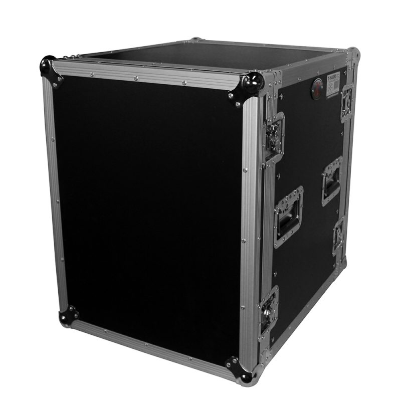 14U Space Amp Rack Mount ATA Flight Case 19 In Depth W-Casters - Image 5