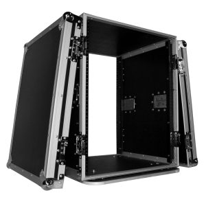 14U Space Amp Rack Mount ATA Flight Case| 24 Inch Depth W-Casters