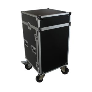 16U Rack x 10U Top Mixer DJ Combo Flight Case w/Laptop Shelf - Image 5