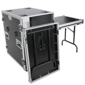 18U Space Amp Rack Mount ATA Flight Case 24 Inch Depth W-Casters - Image 7