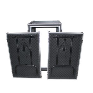 14U Space Shockproof Amp Rack ATA Flight Case 20" Depth - Image 4