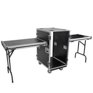 18U Space Amp Rack Mount ATA Flight Case 24 Inch Depth W-Casters - Image 6