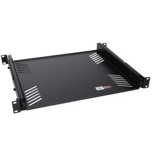 1U Ventilated Sliding Rack Tray Shelf - 19" Standard Rack Mount - Image 2