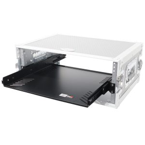 1U Ventilated Sliding Rack Tray Shelf - 19" Standard Rack Mount - Image 6