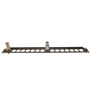 ProX 1U Rack Panel Punched for 16 XLR| Speaker twist connector or Power Connection compatible Connectors - Image 3