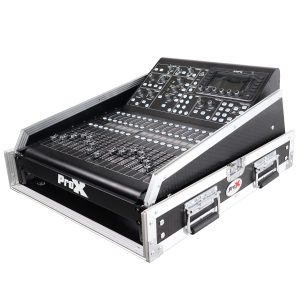 13U Top Mixer-DJ 2U Rack Combo Flight Case W-Laptop Shelf - Image 2