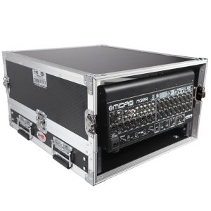 13U Top Mixer-DJ 2U Rack Combo Flight Case W-Laptop Shelf - Image 9