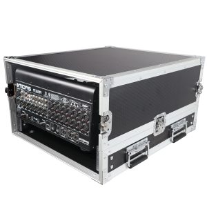13U Top Mixer-DJ 2U Rack Combo Flight Case W-Laptop Shelf - Image 10