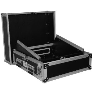 2U Rack x 10U Top Mixer DJ Combo Rack Flight Case - Image 5