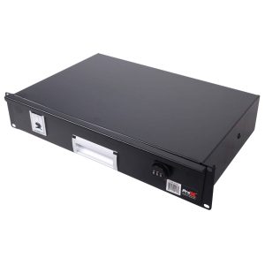 2U Rack Space 12" Depth Rack Mount Drawer for Audio| DJ| and IT Server rack cases.