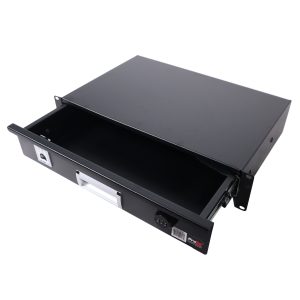 2U Rack Space 12" Depth Rack Mount Drawer for Audio| DJ| and IT Server rack cases. - Image 3